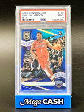 2019 Donruss Elite Zion Williamson Blue PSA 9